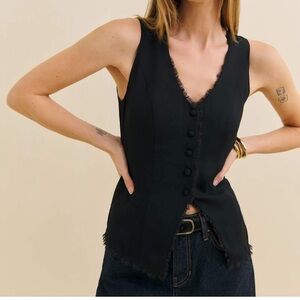 Reformation Skylar Top Black